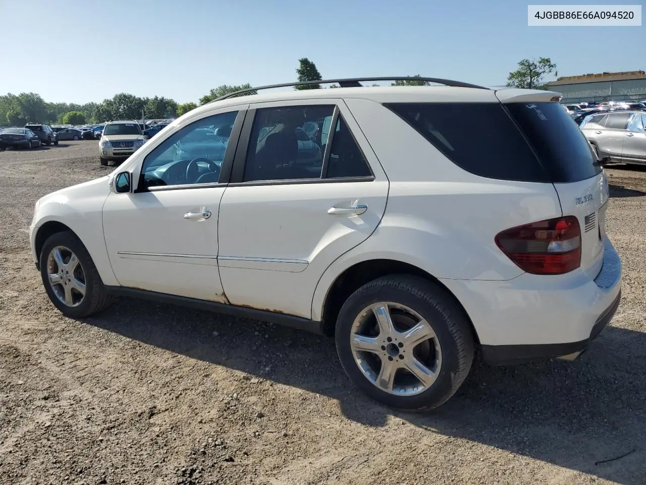 2006 Mercedes-Benz Ml 350 VIN: 4JGBB86E66A094520 Lot: 61922405