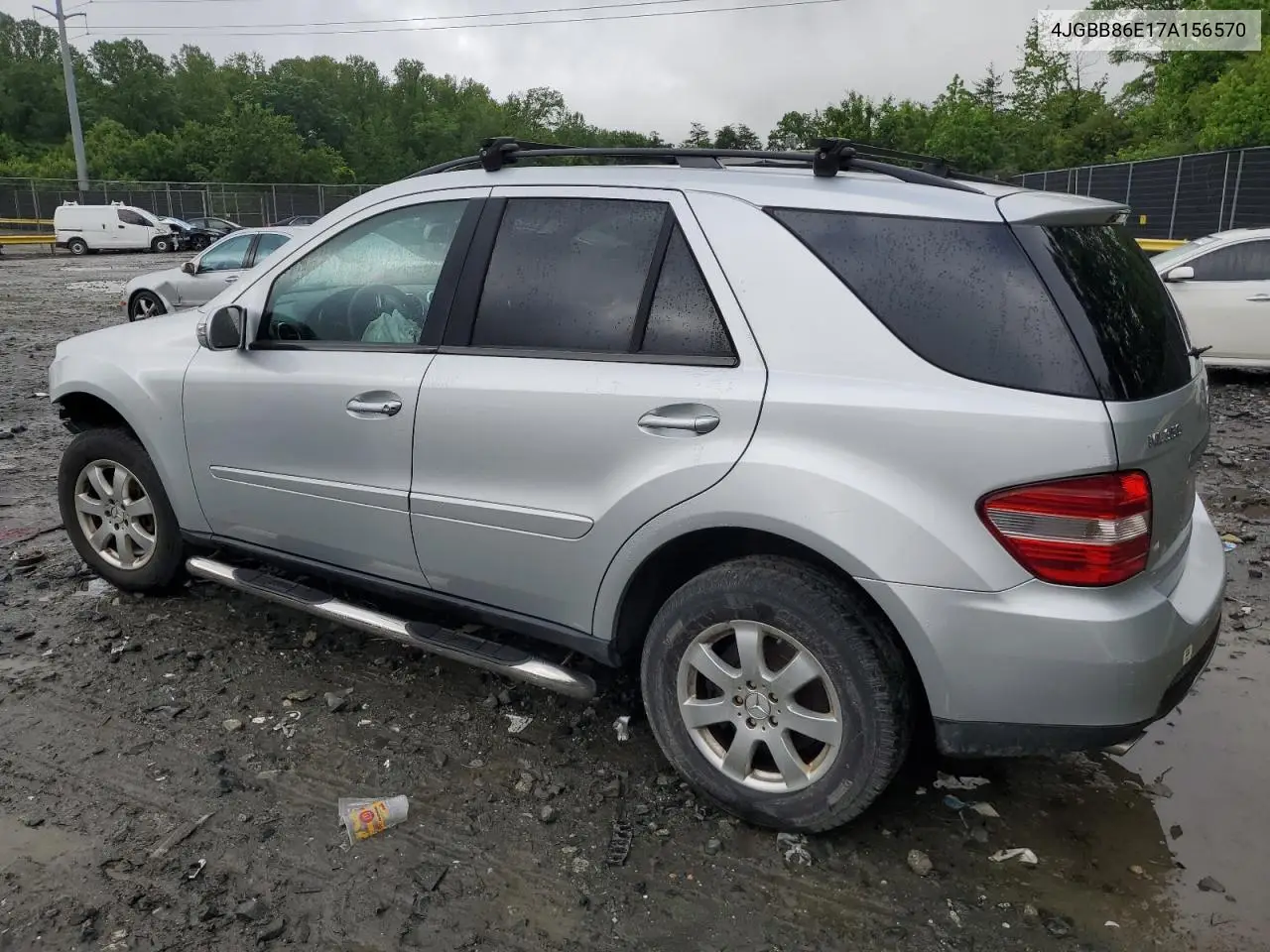 2007 Mercedes-Benz Ml 350 VIN: 4JGBB86E17A156570 Lot: 56098705