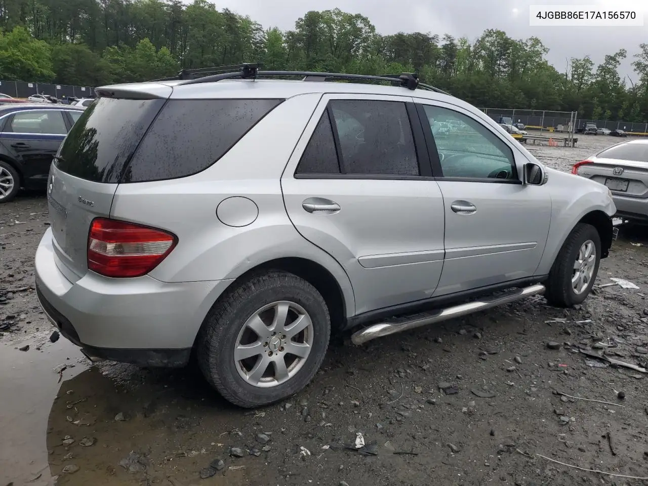 2007 Mercedes-Benz Ml 350 VIN: 4JGBB86E17A156570 Lot: 56098705