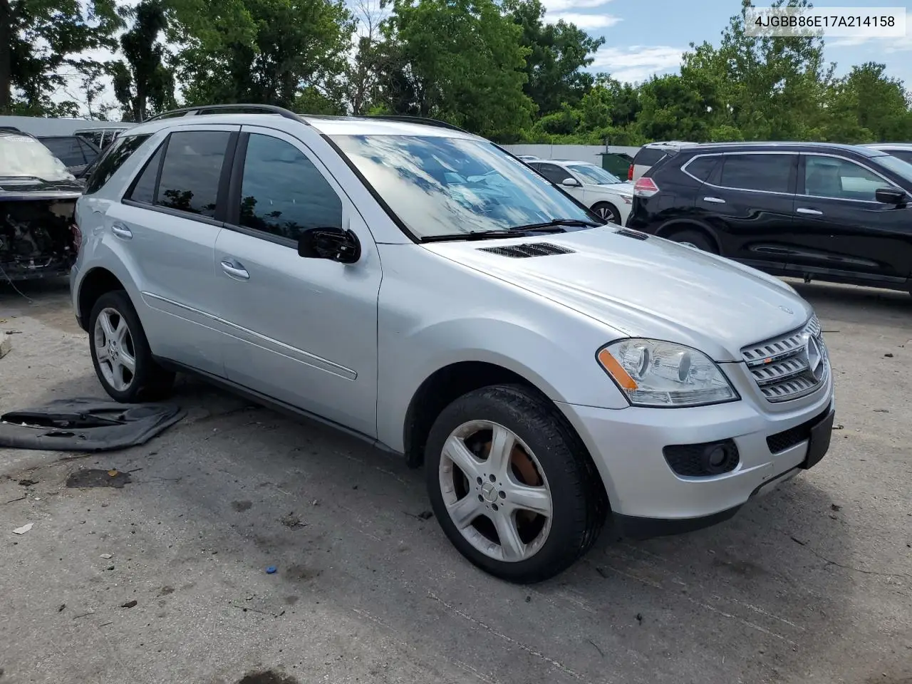 2007 Mercedes-Benz Ml 350 VIN: 4JGBB86E17A214158 Lot: 59856255