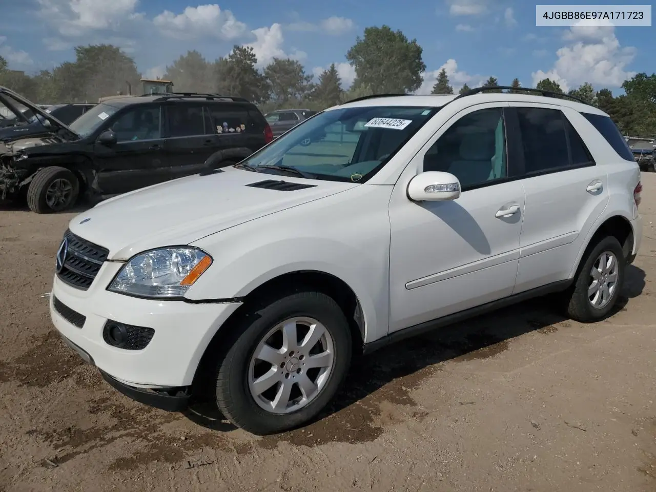 2007 Mercedes-Benz Ml 350 VIN: 4JGBB86E97A171723 Lot: 60644225