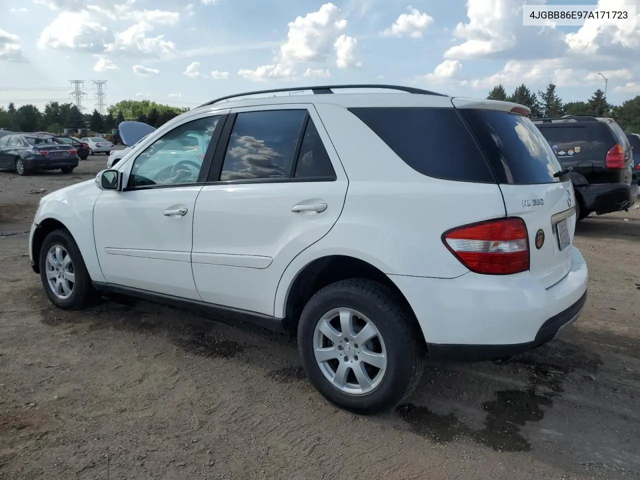 2007 Mercedes-Benz Ml 350 VIN: 4JGBB86E97A171723 Lot: 60644225