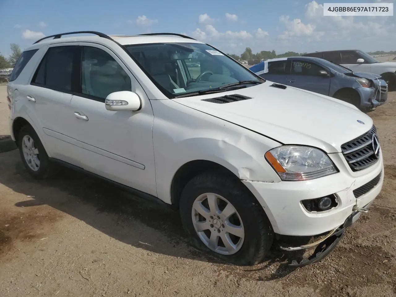 2007 Mercedes-Benz Ml 350 VIN: 4JGBB86E97A171723 Lot: 60644225