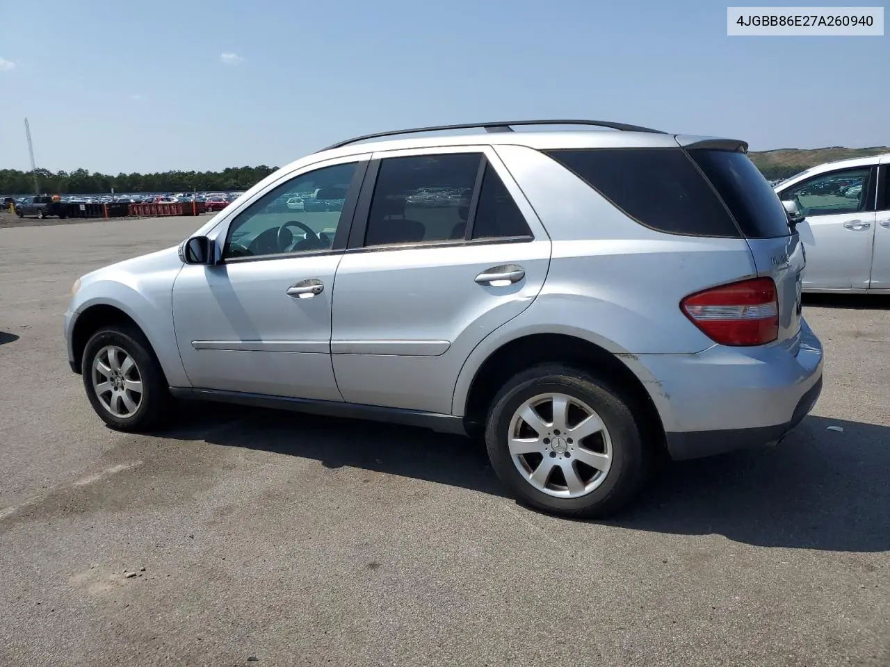 2007 Mercedes-Benz Ml 350 VIN: 4JGBB86E27A260940 Lot: 60740475