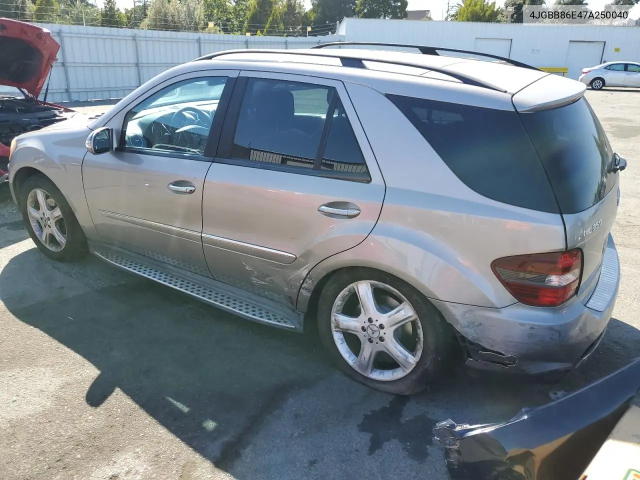 2007 Mercedes-Benz Ml 350 VIN: 4JGBB86E47A250040 Lot: 62275385