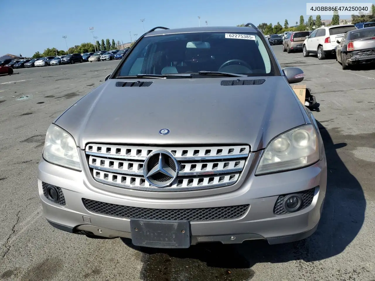 2007 Mercedes-Benz Ml 350 VIN: 4JGBB86E47A250040 Lot: 62275385