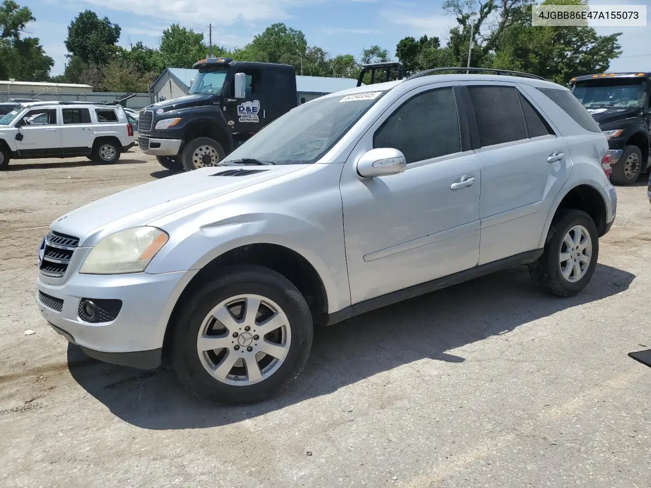 2007 Mercedes-Benz Ml 350 VIN: 4JGBB86E47A155073 Lot: 62340345