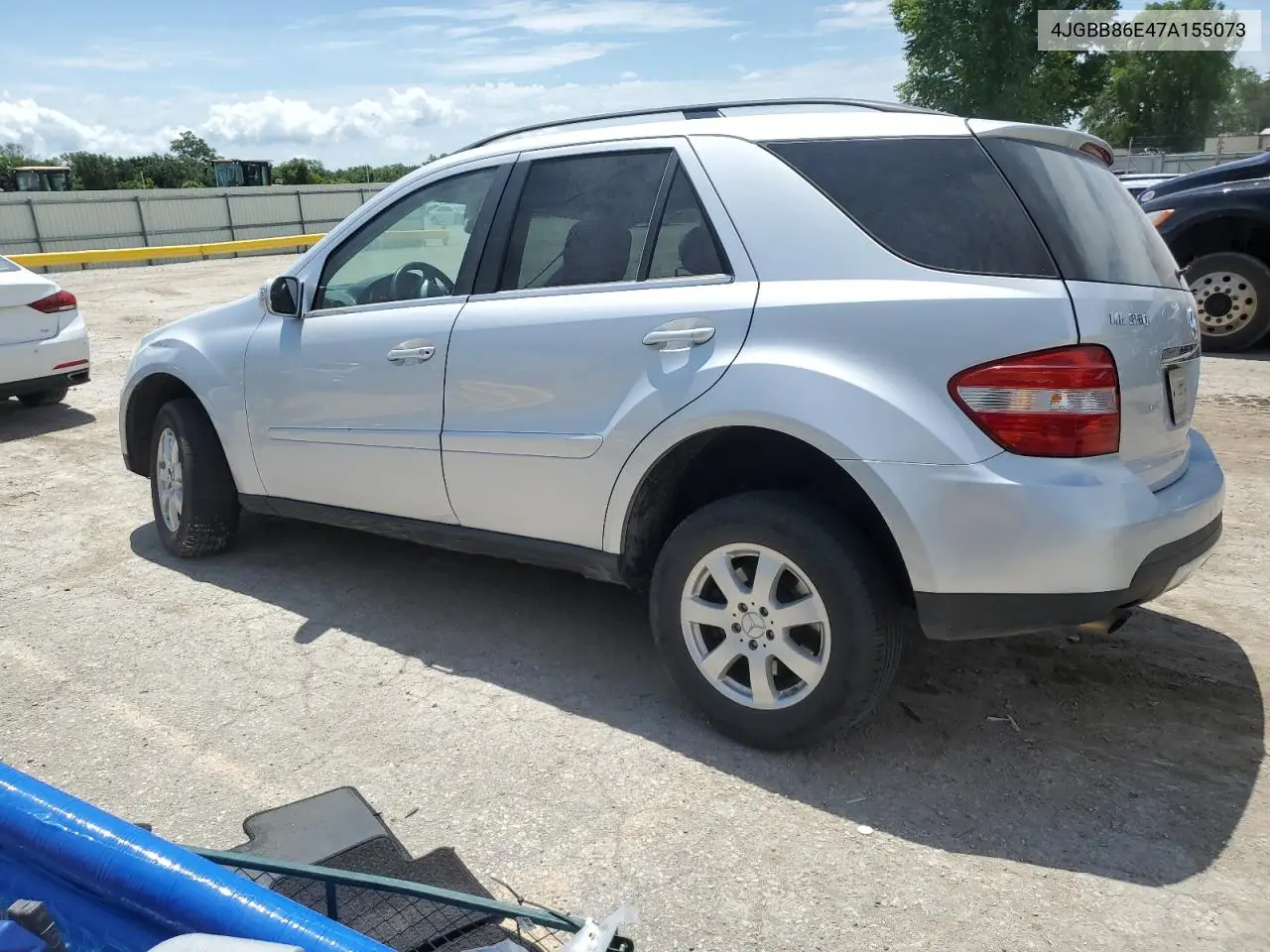 2007 Mercedes-Benz Ml 350 VIN: 4JGBB86E47A155073 Lot: 62340345
