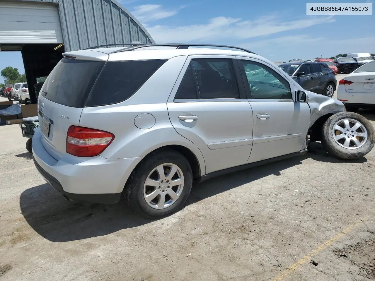 2007 Mercedes-Benz Ml 350 VIN: 4JGBB86E47A155073 Lot: 62340345