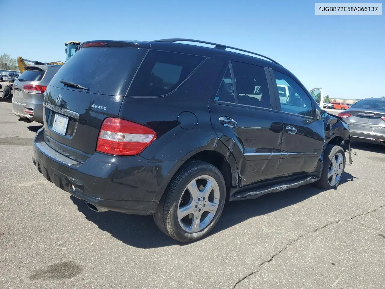 2008 Mercedes-Benz Ml 550 VIN: 4JGBB72E58A366137 Lot: 56139065