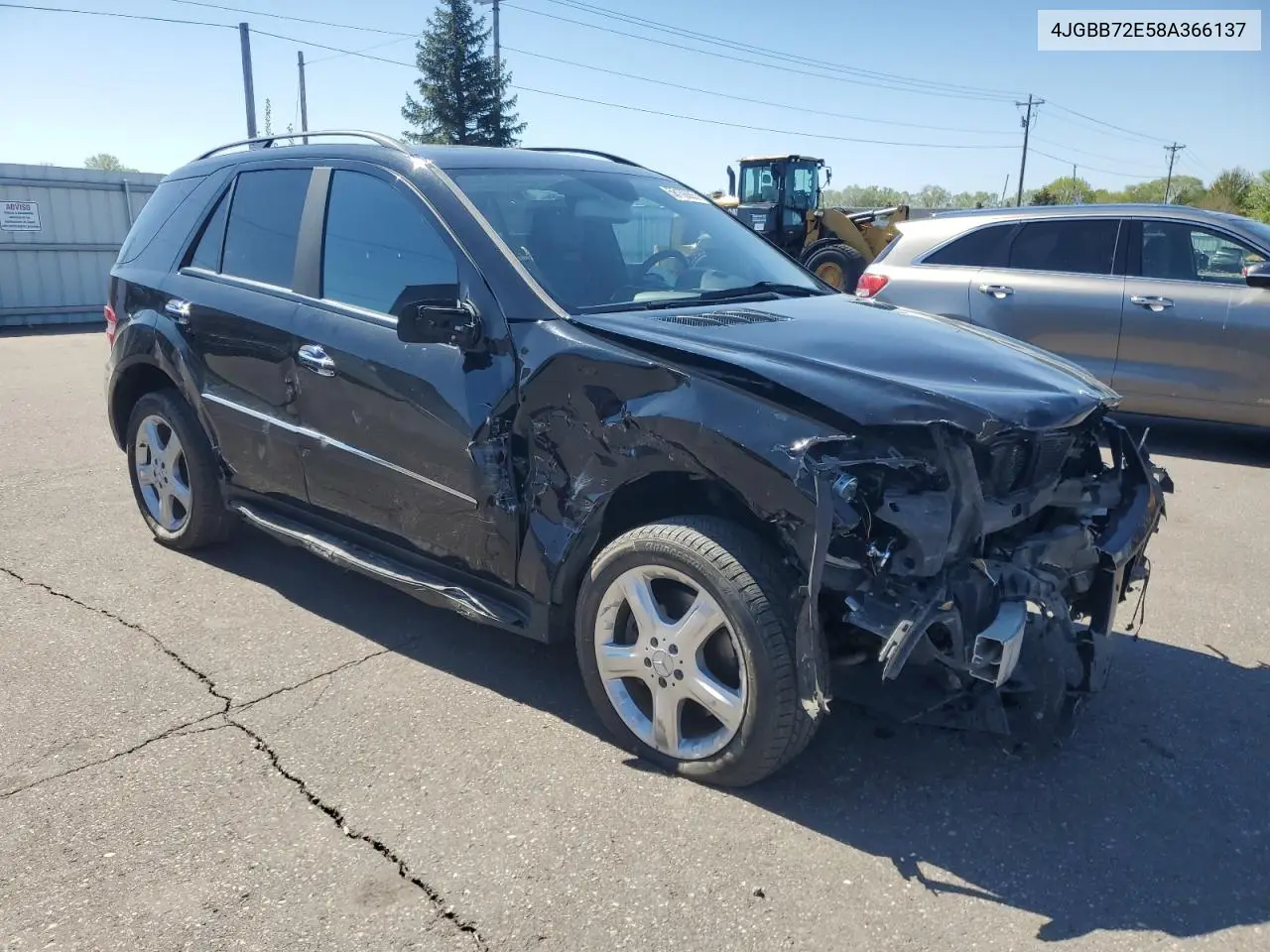 2008 Mercedes-Benz Ml 550 VIN: 4JGBB72E58A366137 Lot: 56139065