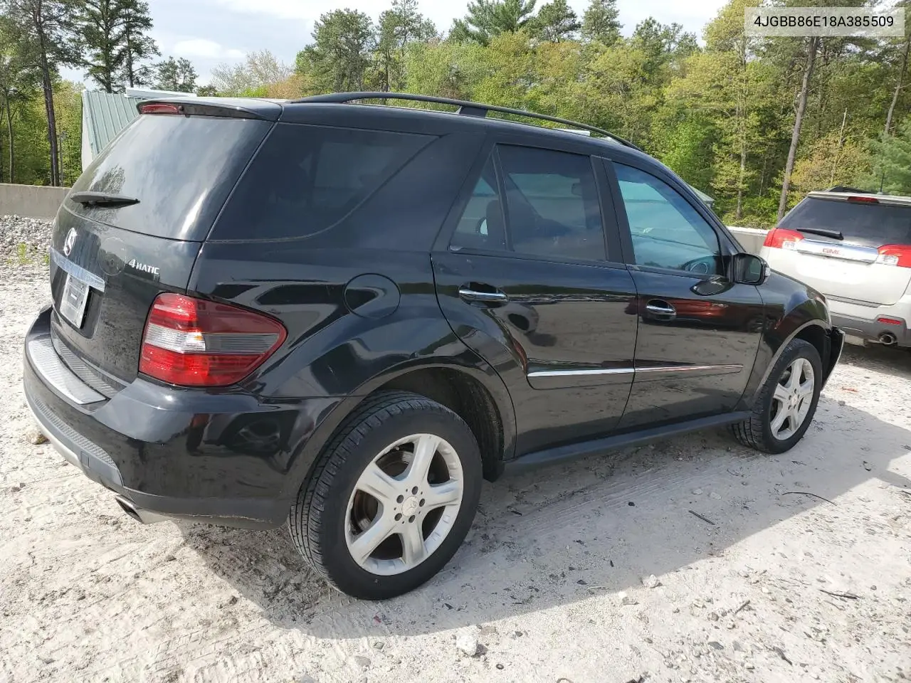 2008 Mercedes-Benz Ml 350 VIN: 4JGBB86E18A385509 Lot: 56851295