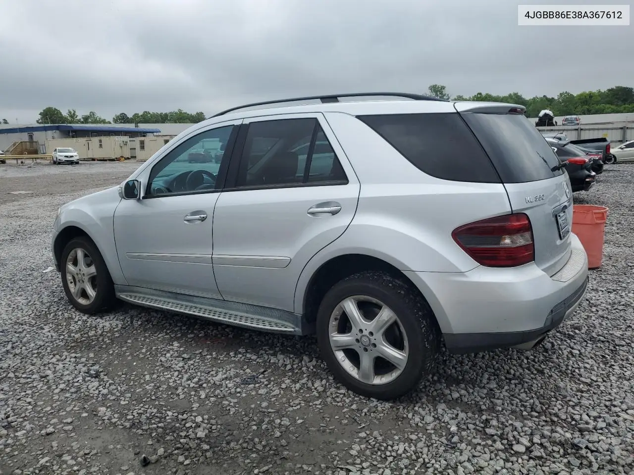2008 Mercedes-Benz Ml 350 VIN: 4JGBB86E38A367612 Lot: 56941145