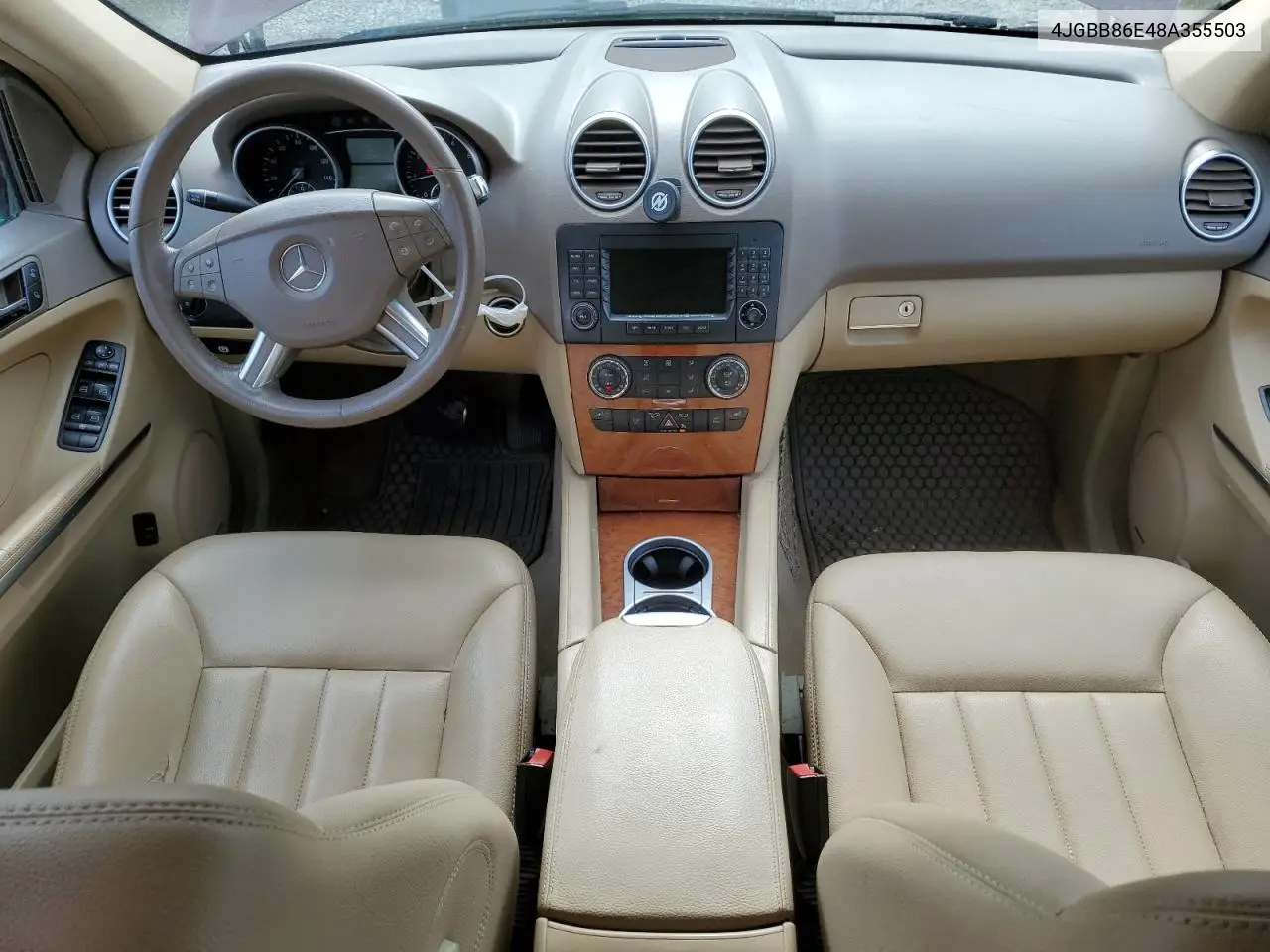 2008 Mercedes-Benz Ml 350 VIN: 4JGBB86E48A355503 Lot: 62141575