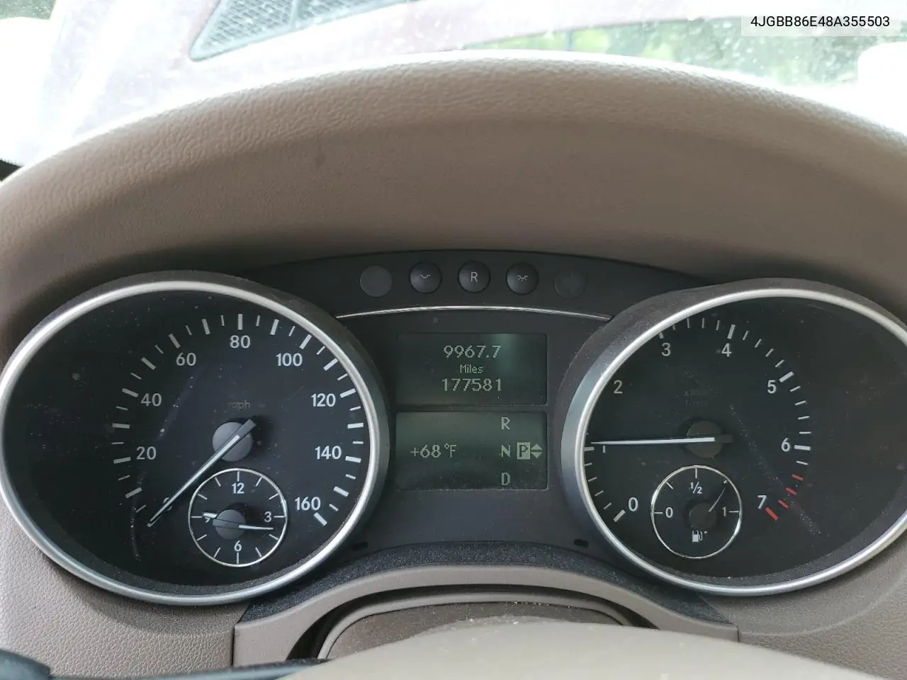 2008 Mercedes-Benz Ml 350 VIN: 4JGBB86E48A355503 Lot: 62141575