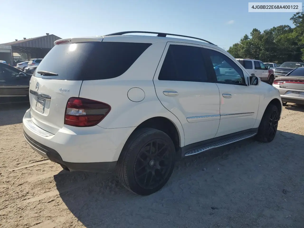 2008 Mercedes-Benz Ml 320 Cdi VIN: 4JGBB22E68A400122 Lot: 62194165