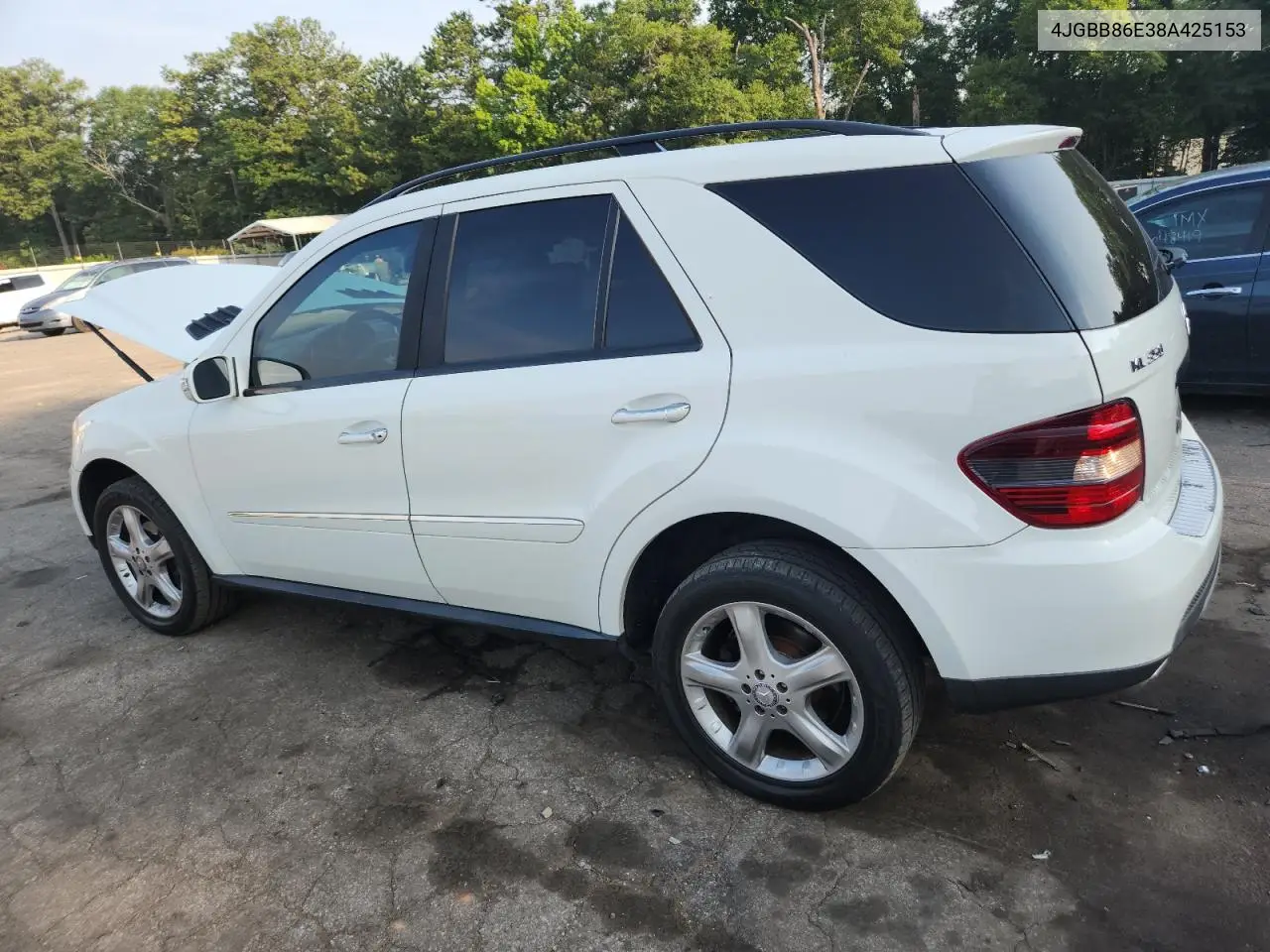 2008 Mercedes-Benz Ml 350 VIN: 4JGBB86E38A425153 Lot: 62317675