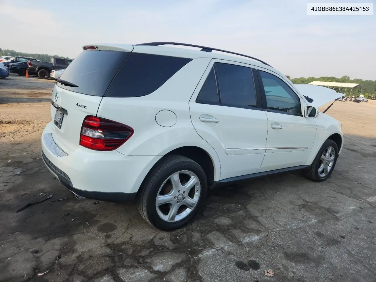 2008 Mercedes-Benz Ml 350 VIN: 4JGBB86E38A425153 Lot: 62317675