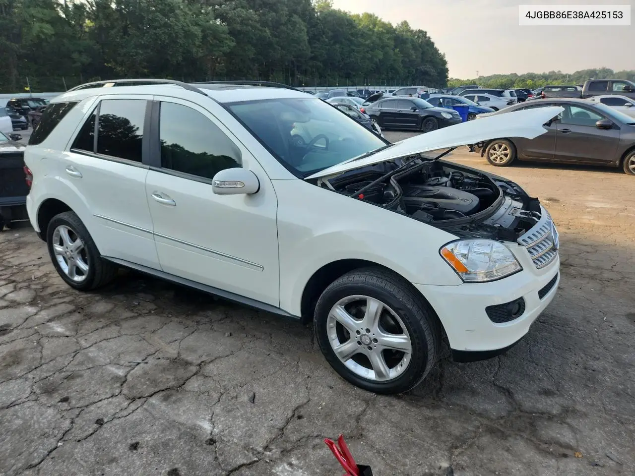 2008 Mercedes-Benz Ml 350 VIN: 4JGBB86E38A425153 Lot: 62317675