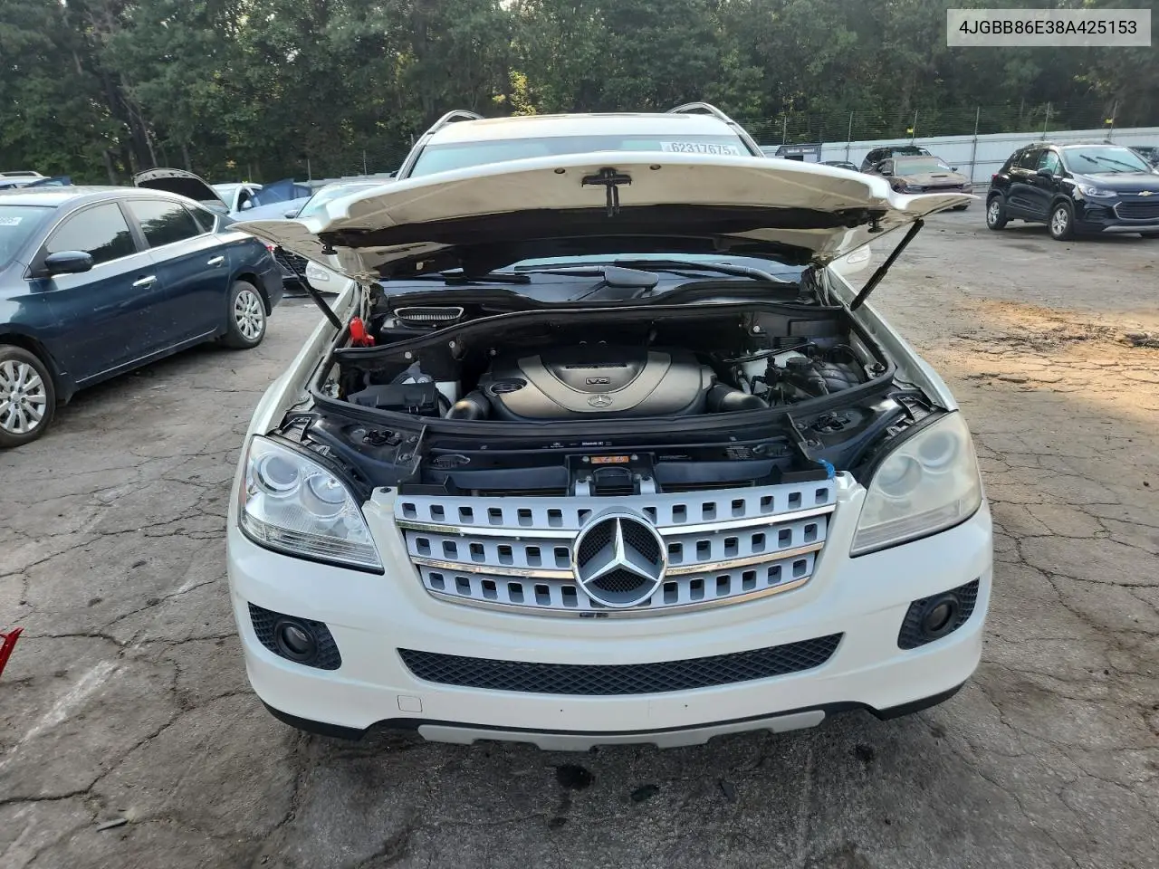 2008 Mercedes-Benz Ml 350 VIN: 4JGBB86E38A425153 Lot: 62317675