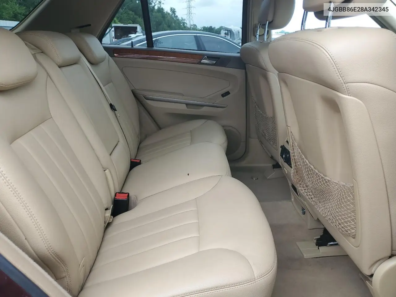 2008 Mercedes-Benz Ml 350 VIN: 4JGBB86E28A342345 Lot: 62947945
