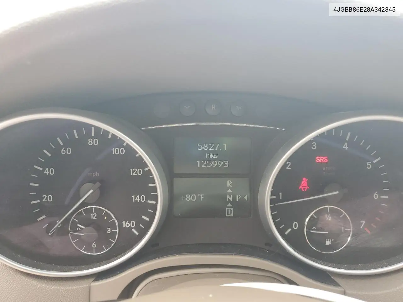 2008 Mercedes-Benz Ml 350 VIN: 4JGBB86E28A342345 Lot: 62947945