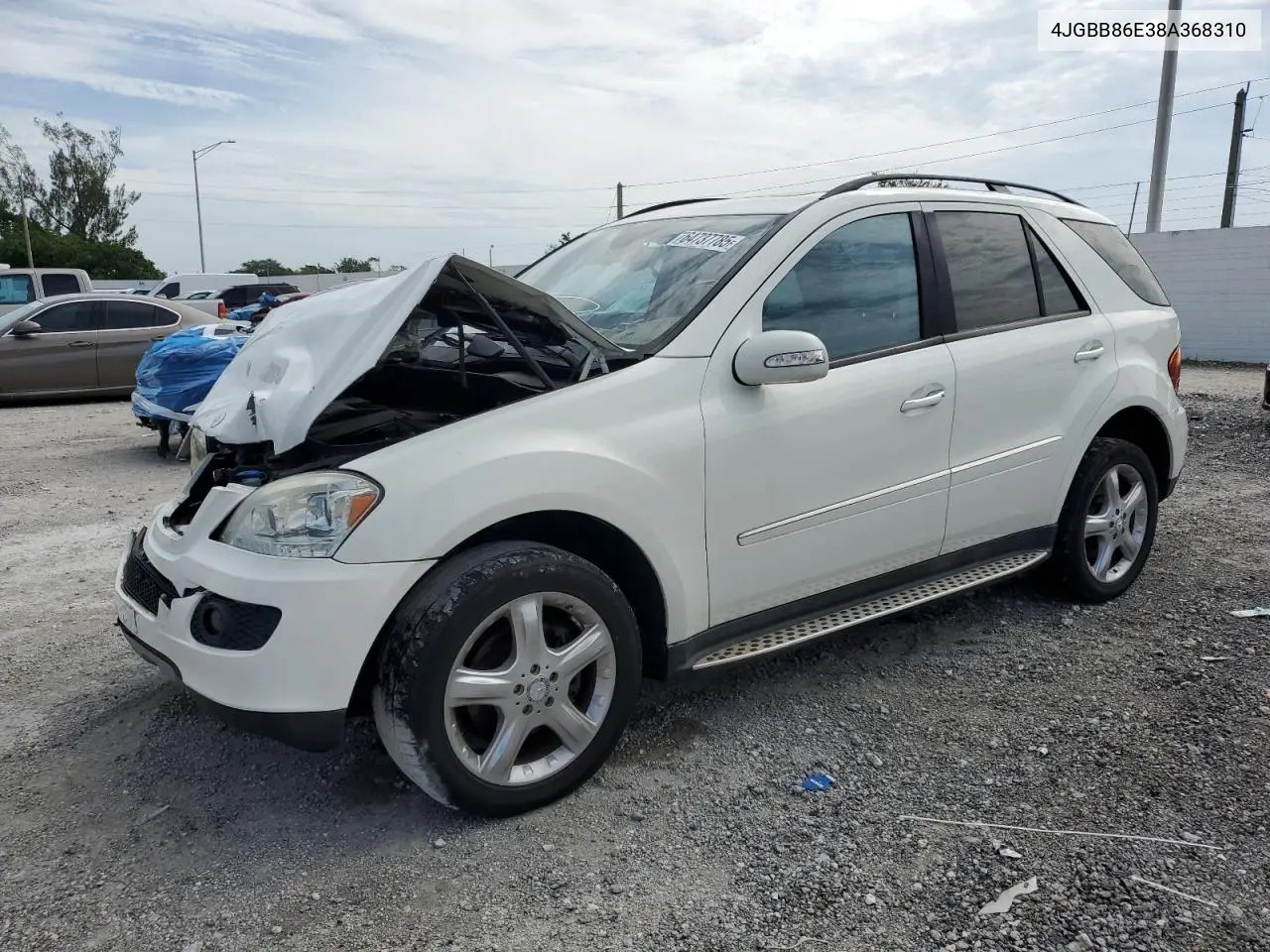 2008 Mercedes-Benz Ml 350 VIN: 4JGBB86E38A368310 Lot: 64737785