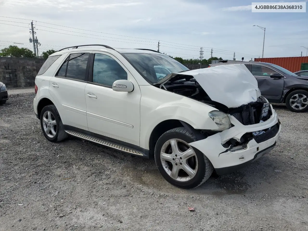 2008 Mercedes-Benz Ml 350 VIN: 4JGBB86E38A368310 Lot: 64737785
