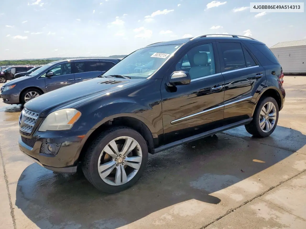 2009 Mercedes-Benz Ml 350 VIN: 4JGBB86E49A514313 Lot: 55292215
