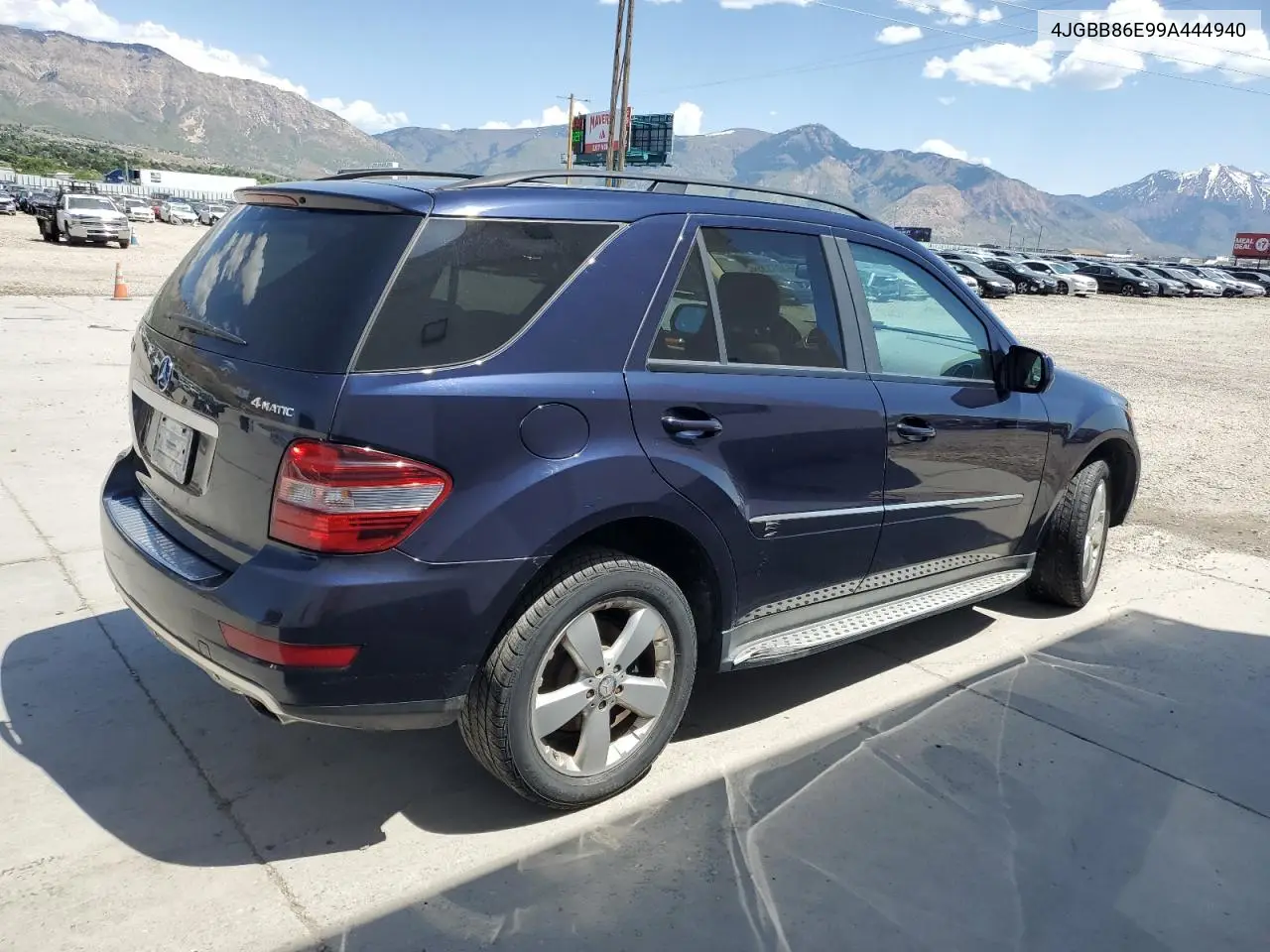 2009 Mercedes-Benz Ml 350 VIN: 4JGBB86E99A444940 Lot: 56407335