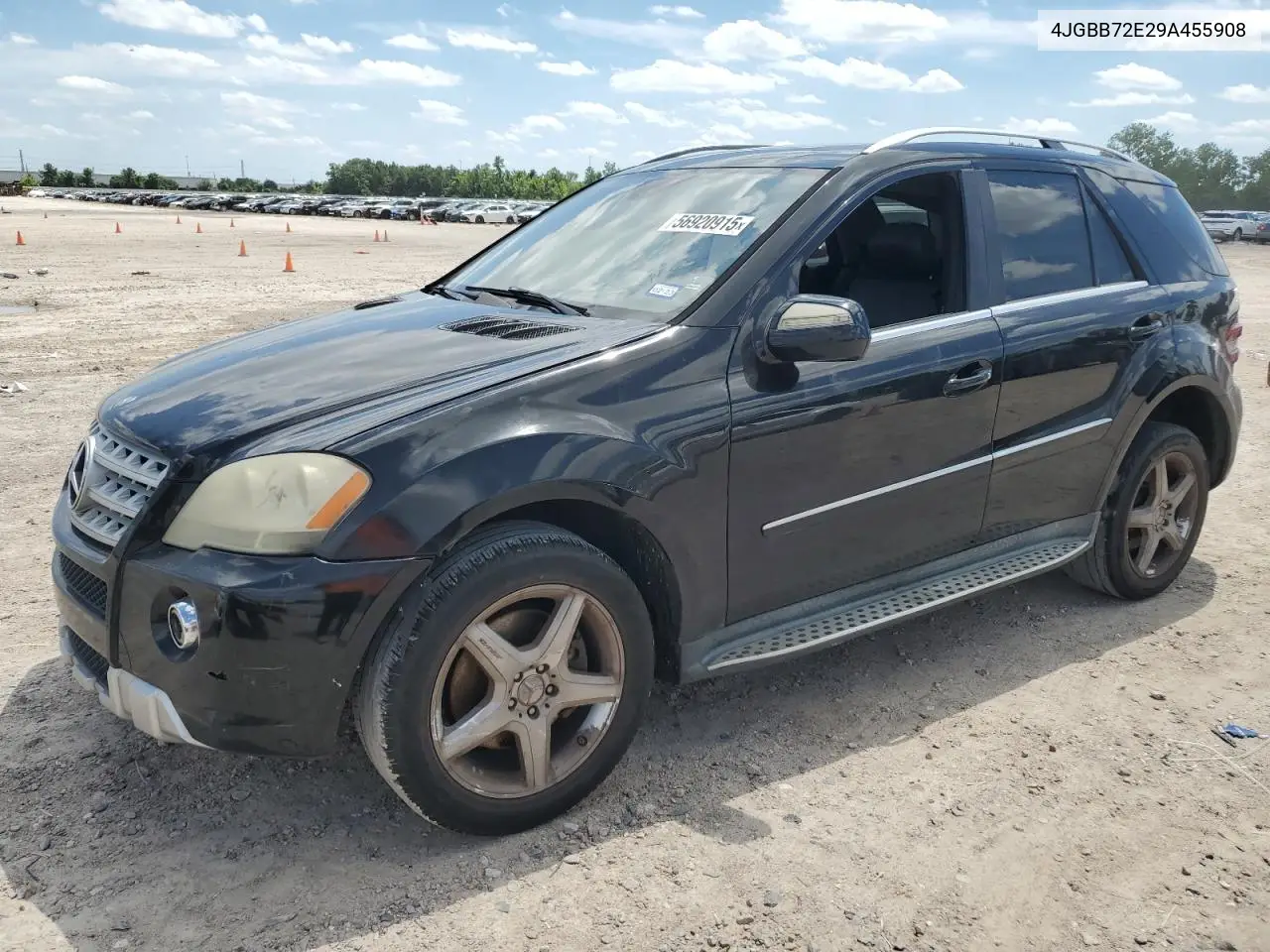 2009 Mercedes-Benz Ml 550 VIN: 4JGBB72E29A455908 Lot: 56920915