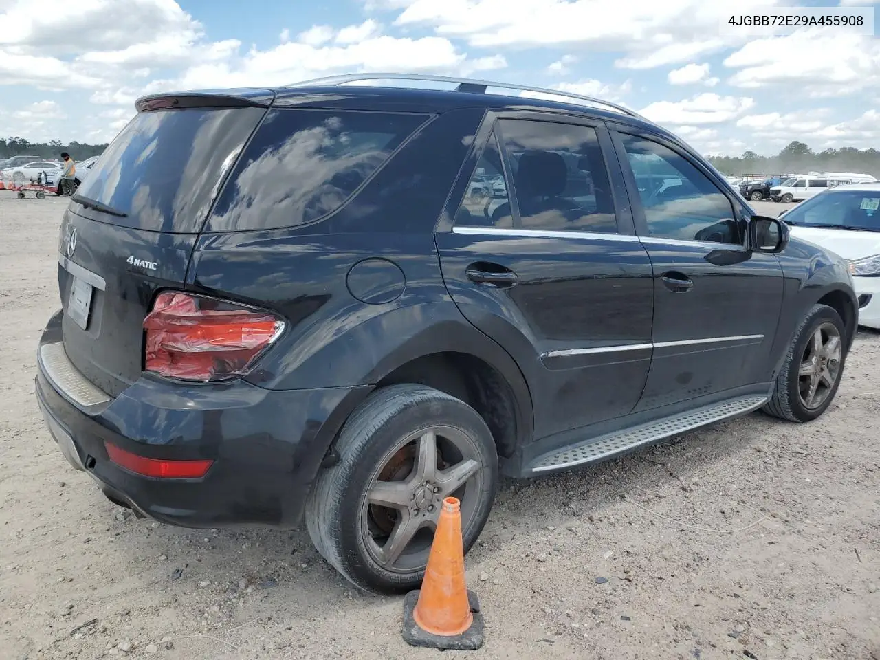 2009 Mercedes-Benz Ml 550 VIN: 4JGBB72E29A455908 Lot: 56920915