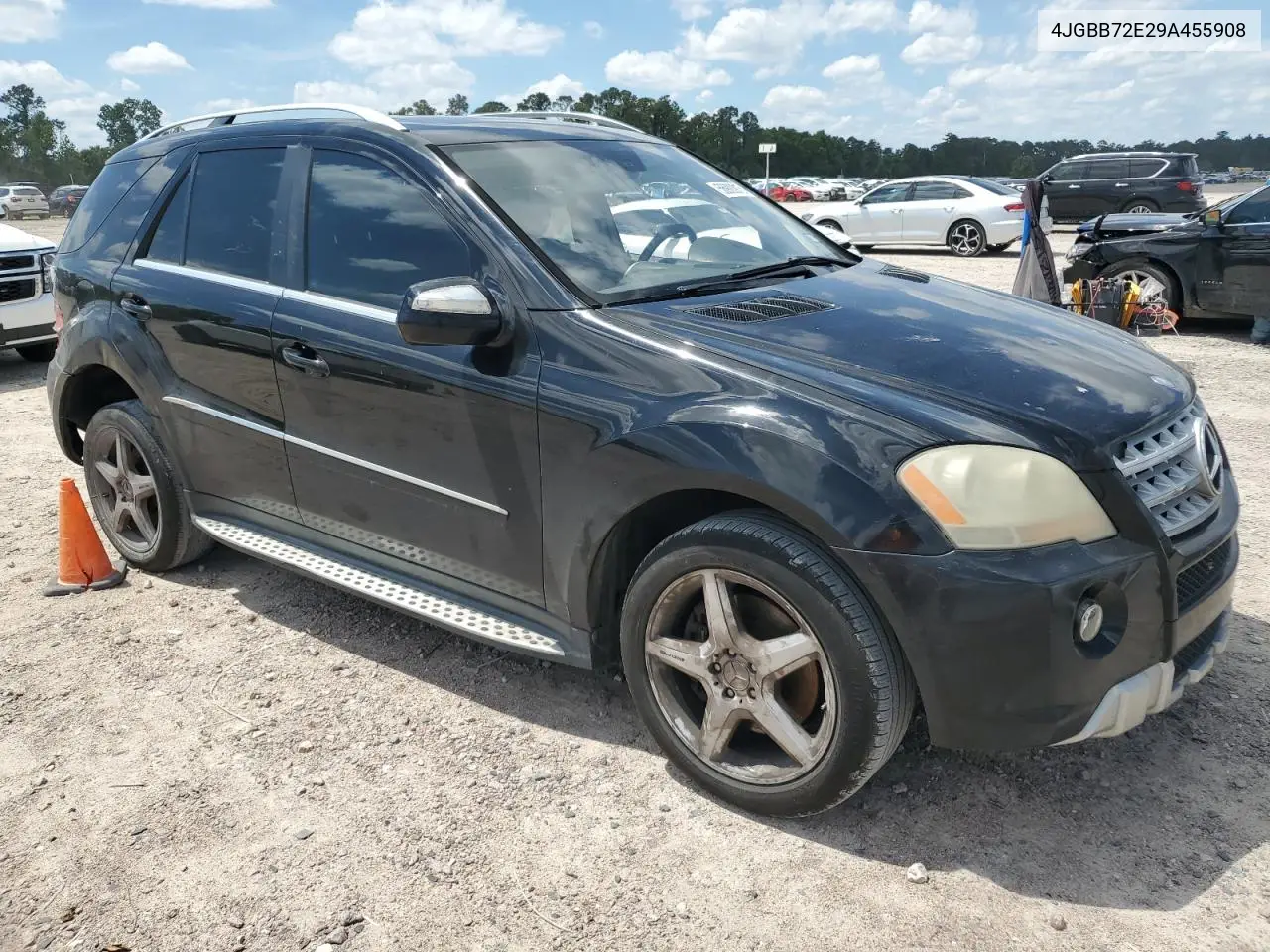 2009 Mercedes-Benz Ml 550 VIN: 4JGBB72E29A455908 Lot: 56920915