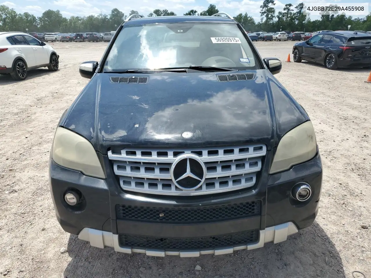 2009 Mercedes-Benz Ml 550 VIN: 4JGBB72E29A455908 Lot: 56920915