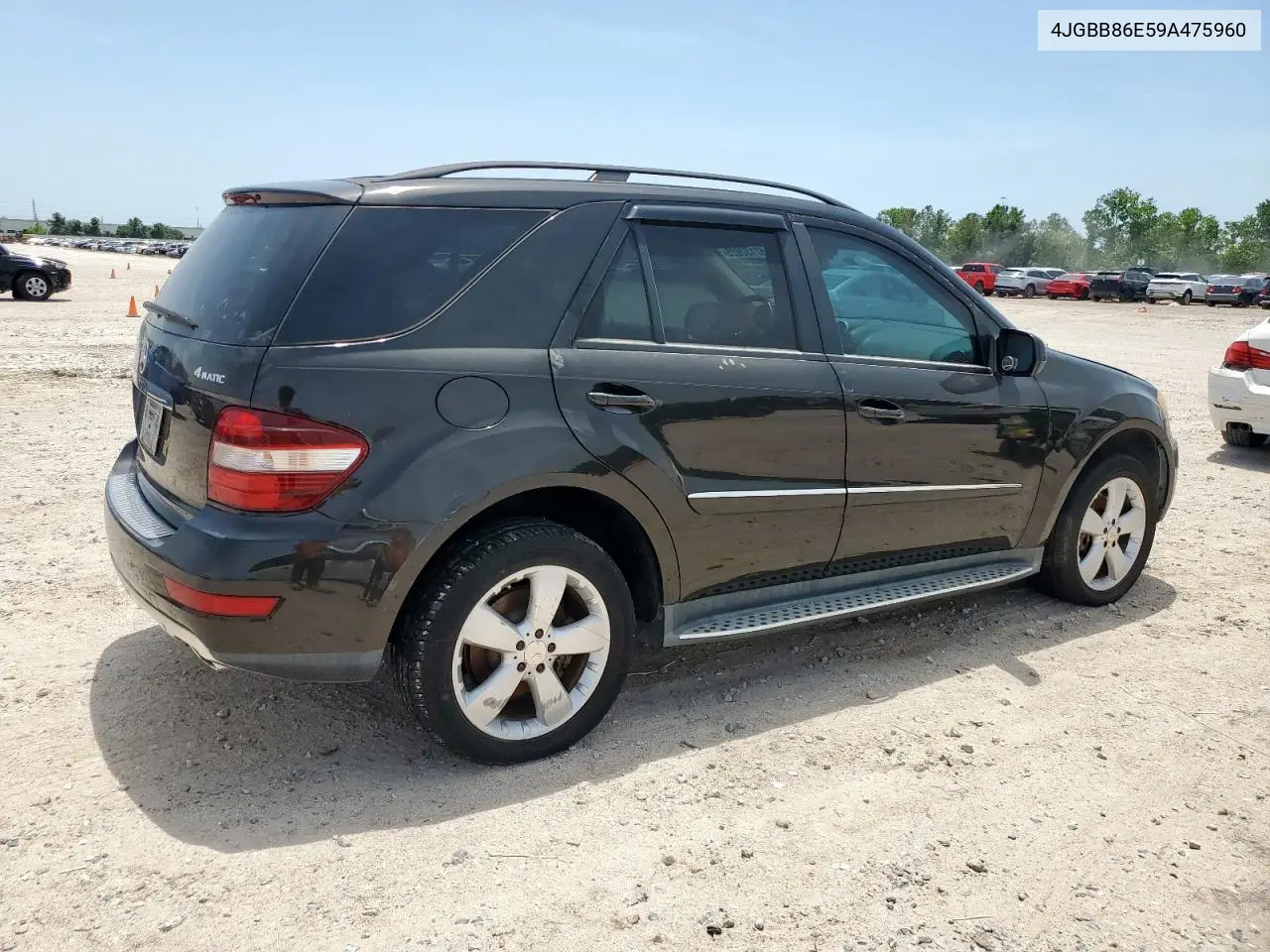 2009 Mercedes-Benz Ml 350 VIN: 4JGBB86E59A475960 Lot: 57132025