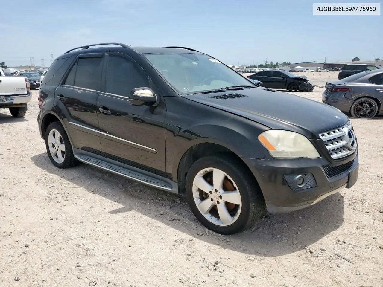 2009 Mercedes-Benz Ml 350 VIN: 4JGBB86E59A475960 Lot: 57132025