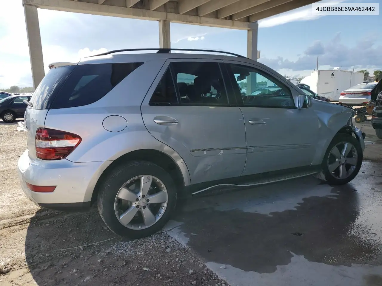 2009 Mercedes-Benz Ml 350 VIN: 4JGBB86E69A462442 Lot: 62458945