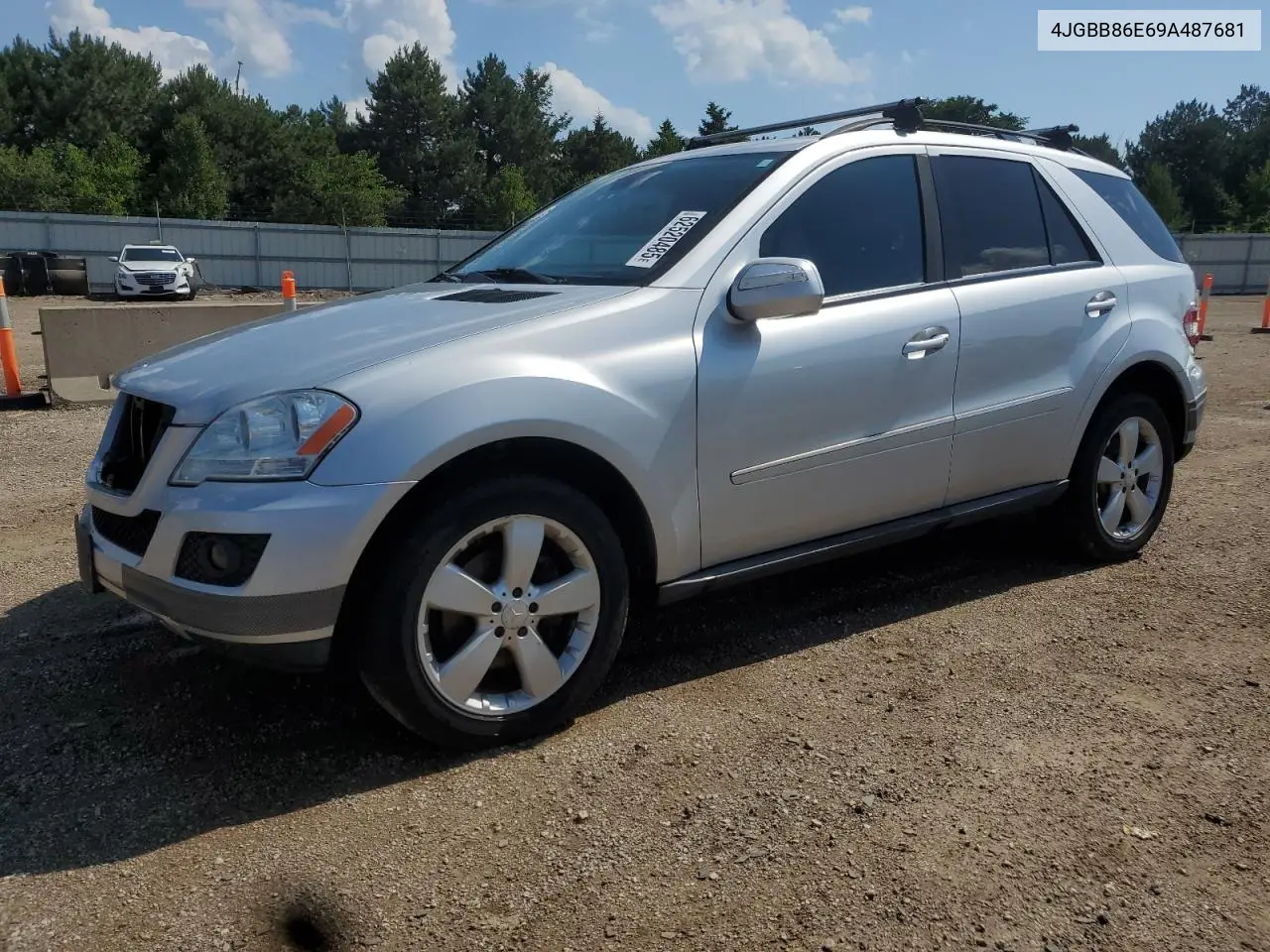 2009 Mercedes-Benz Ml 350 VIN: 4JGBB86E69A487681 Lot: 62520485