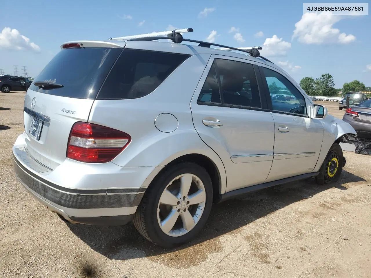 2009 Mercedes-Benz Ml 350 VIN: 4JGBB86E69A487681 Lot: 62520485