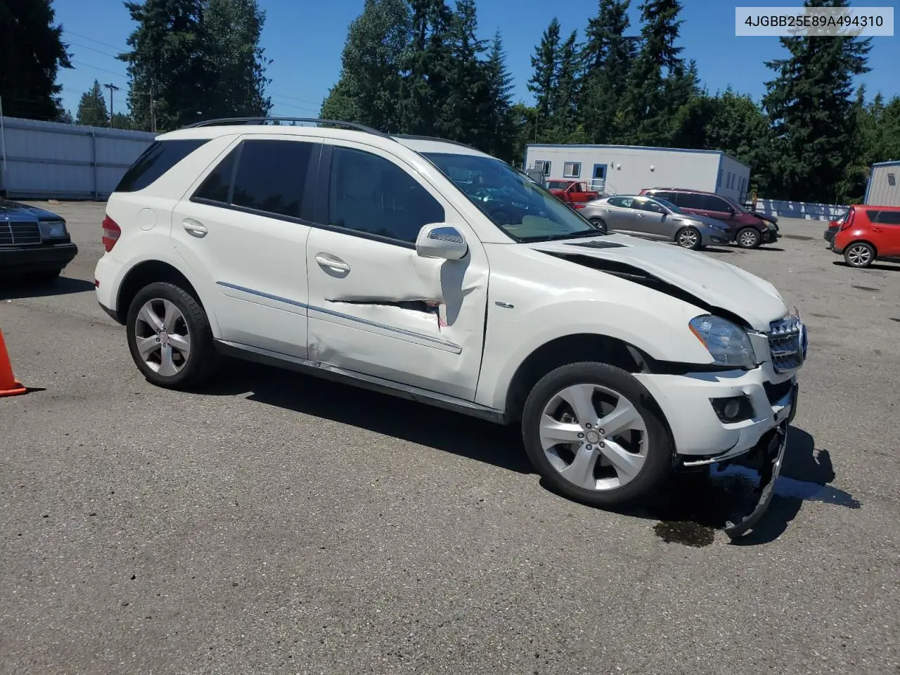 2009 Mercedes-Benz Ml VIN: 4JGBB25E89A494310 Lot: 62751545