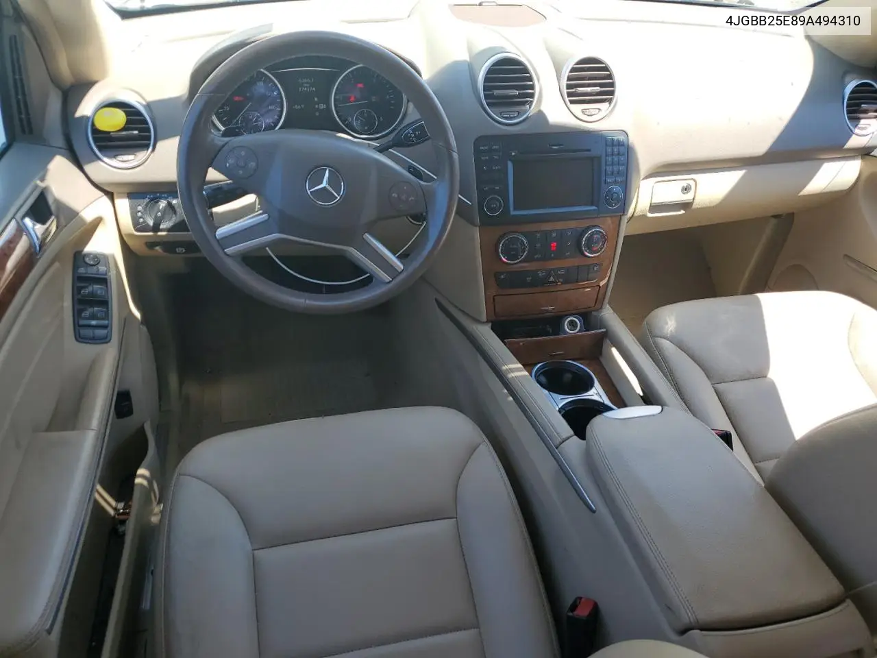 2009 Mercedes-Benz Ml VIN: 4JGBB25E89A494310 Lot: 62751545