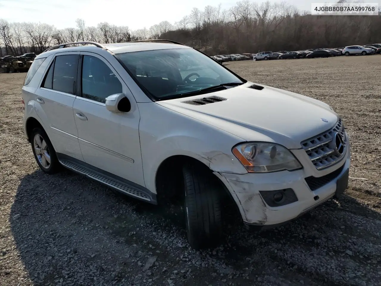 2010 Mercedes-Benz Ml 350 4Matic VIN: 4JGBB8GB7AA599768 Lot: 47862855
