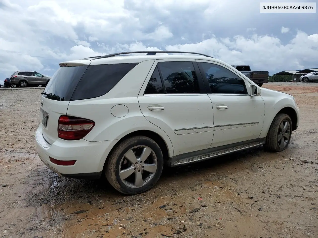 2010 Mercedes-Benz Ml 350 VIN: 4JGBB5GB0AA609376 Lot: 59030925