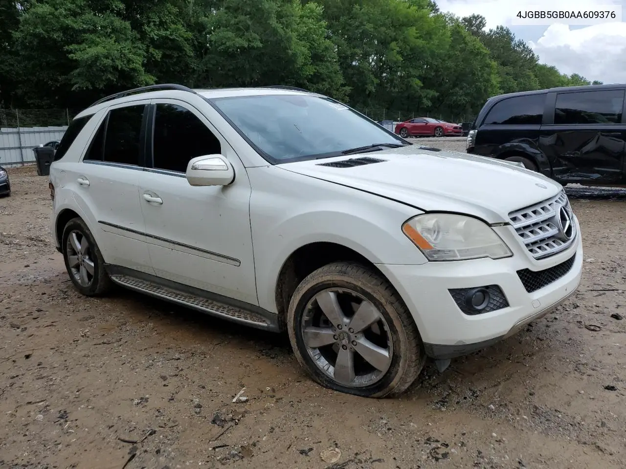 2010 Mercedes-Benz Ml 350 VIN: 4JGBB5GB0AA609376 Lot: 59030925