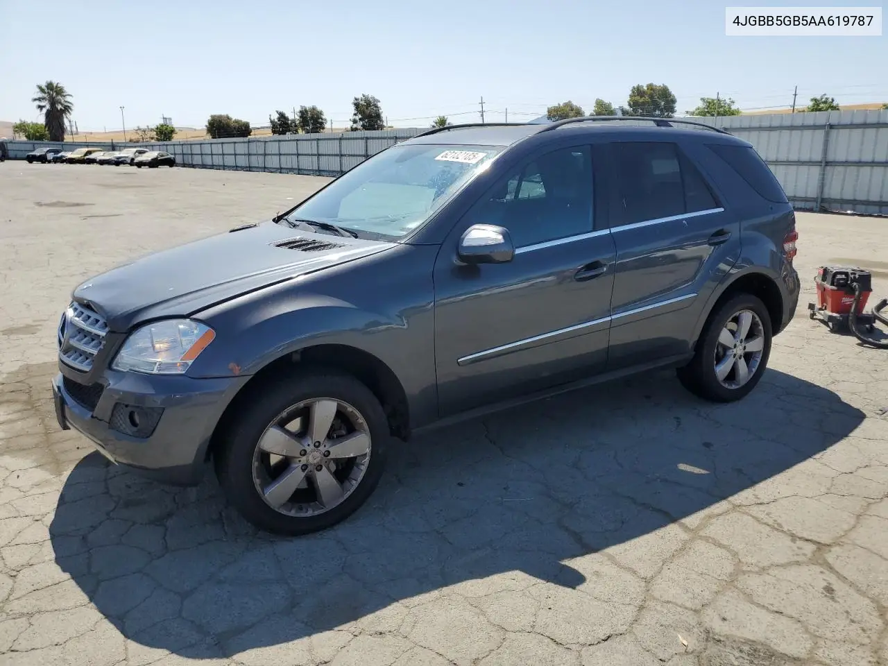 2010 Mercedes-Benz Ml 350 VIN: 4JGBB5GB5AA619787 Lot: 62132185