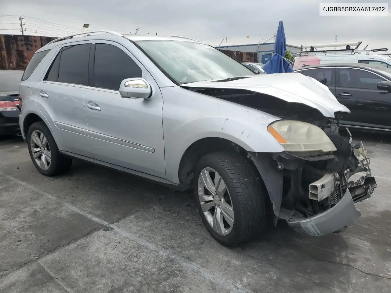2010 Mercedes-Benz Ml 350 VIN: 4JGBB5GBXAA617422 Lot: 62193205
