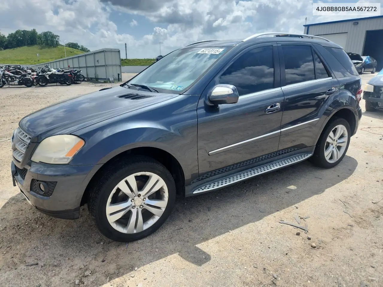 2010 Mercedes-Benz Ml 350 4Matic VIN: 4JGBB8GB5AA567272 Lot: 62213115