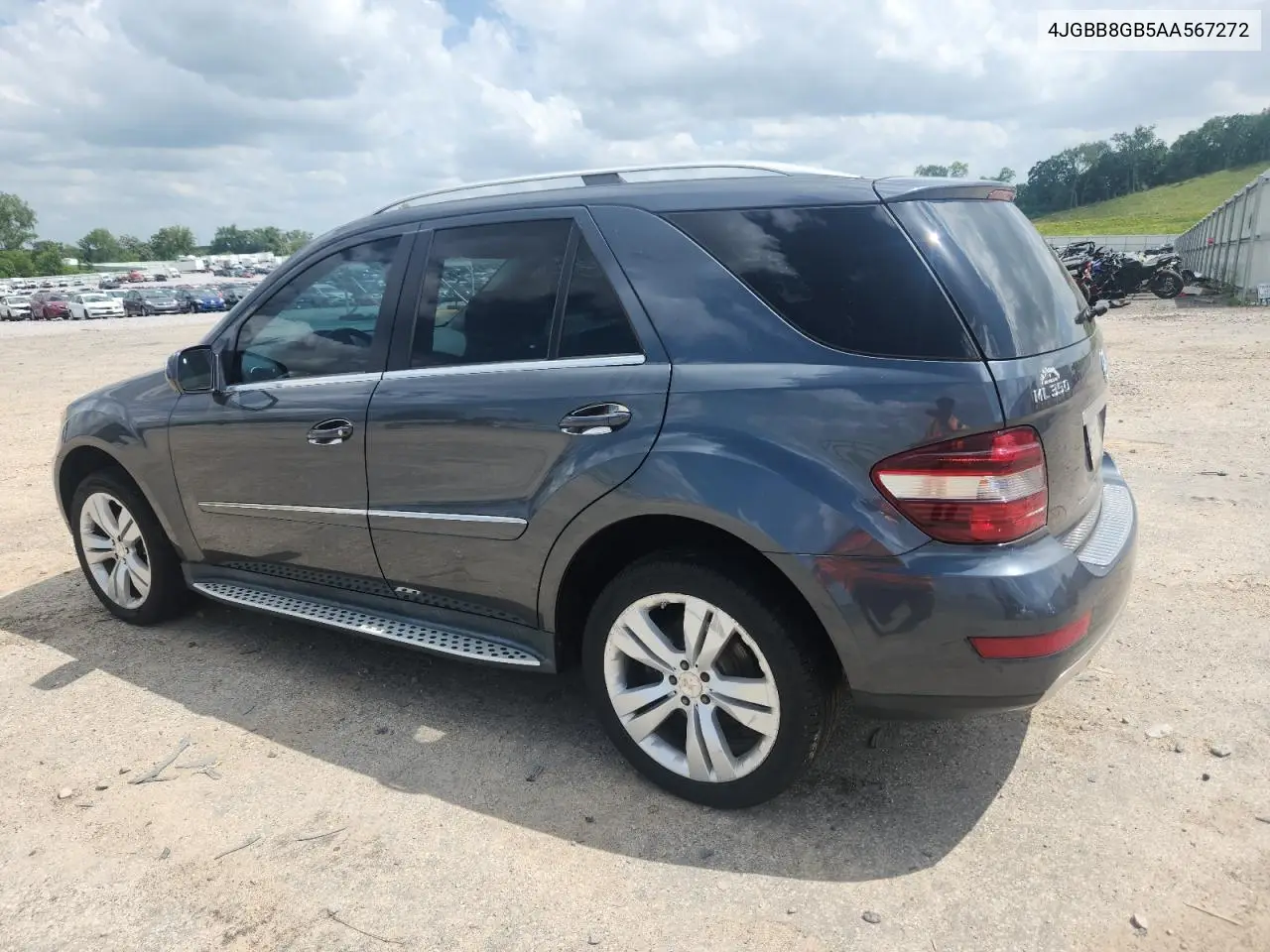 2010 Mercedes-Benz Ml 350 4Matic VIN: 4JGBB8GB5AA567272 Lot: 62213115