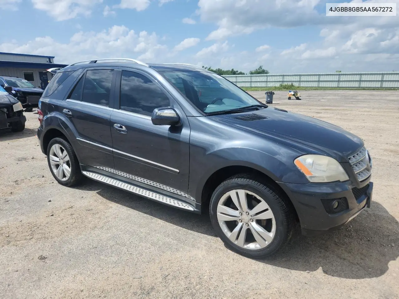 2010 Mercedes-Benz Ml 350 4Matic VIN: 4JGBB8GB5AA567272 Lot: 62213115