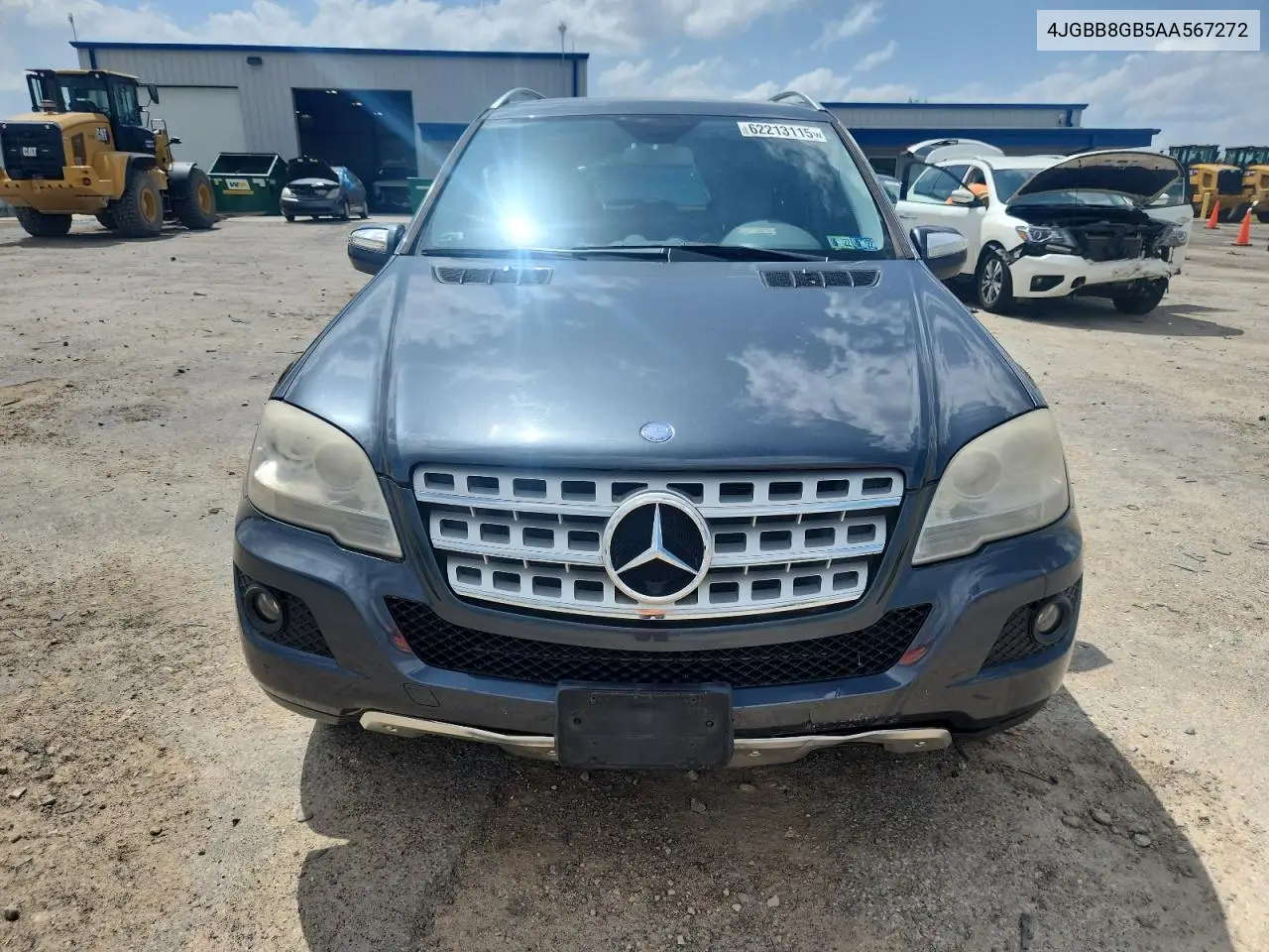 2010 Mercedes-Benz Ml 350 4Matic VIN: 4JGBB8GB5AA567272 Lot: 62213115